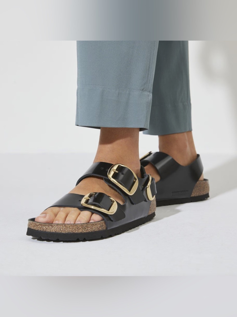 NWT Birkenstock Milano Big Buckle Sandals